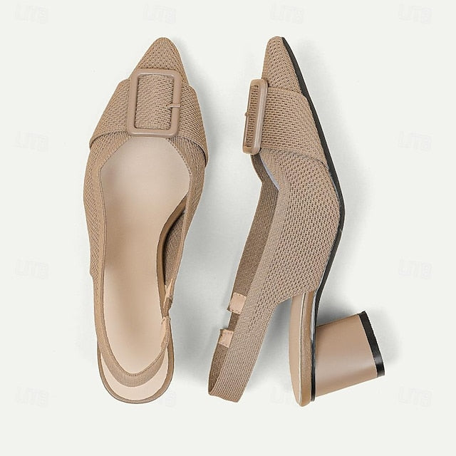 Women's Shoes Flyknit Outdoor Heels Plus Size Wedding