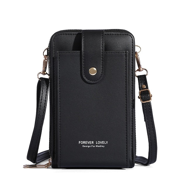 PU Shoulder Crossbody Bag Women's Phone Mobile