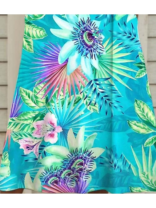 Women's Midi Dress Sundress A Line Dress Summer Dress