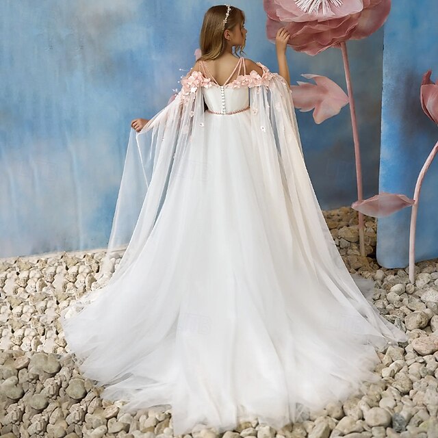 Dress Flower Party Communion Girl First Girls'