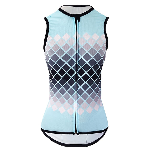 Women's Cycling Vest Cycling Jersey Gradient Sleeveless
