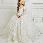 Princess Girls' Formal Girl Flower Dress
