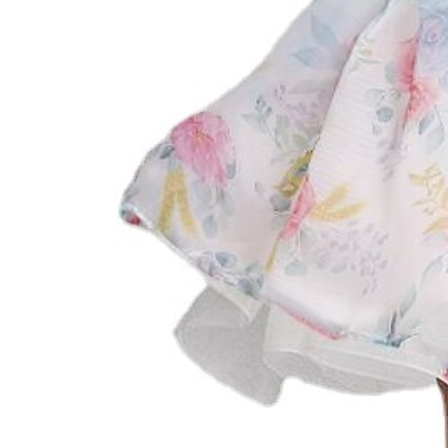 Party Girl Kids Flower Solid Girls' Color Dress