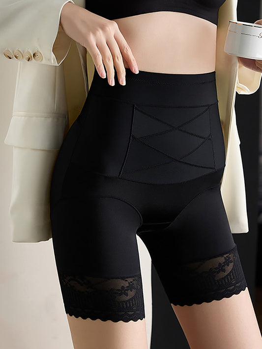 Women Casual Lace Seamless Tummy Short Underwear AA1043