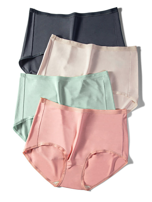 Women Pieces Casual High 4 Waist Summer Underwear