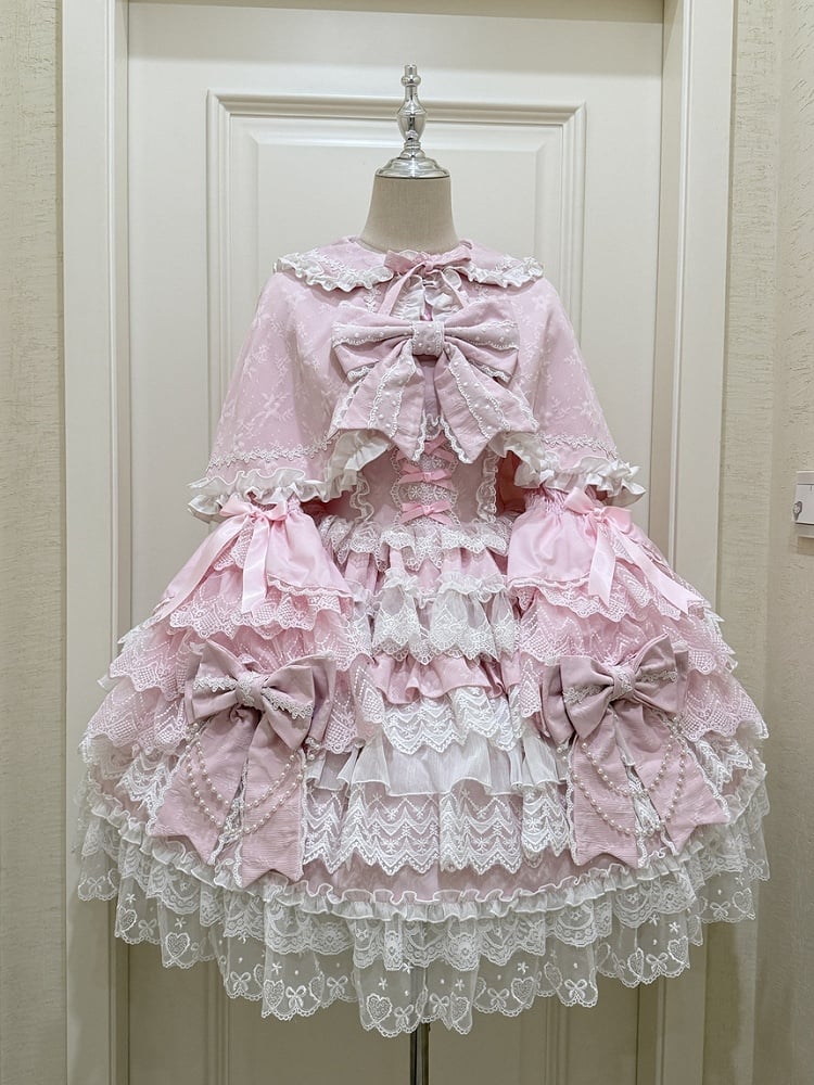 / Pink Red Cape Blue Black