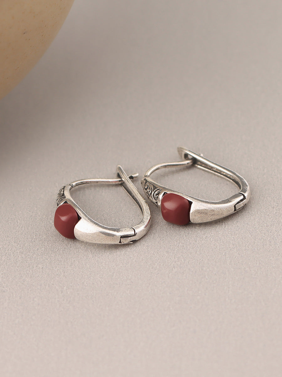 Earrings Ethnic Silver Cooper-plating Women