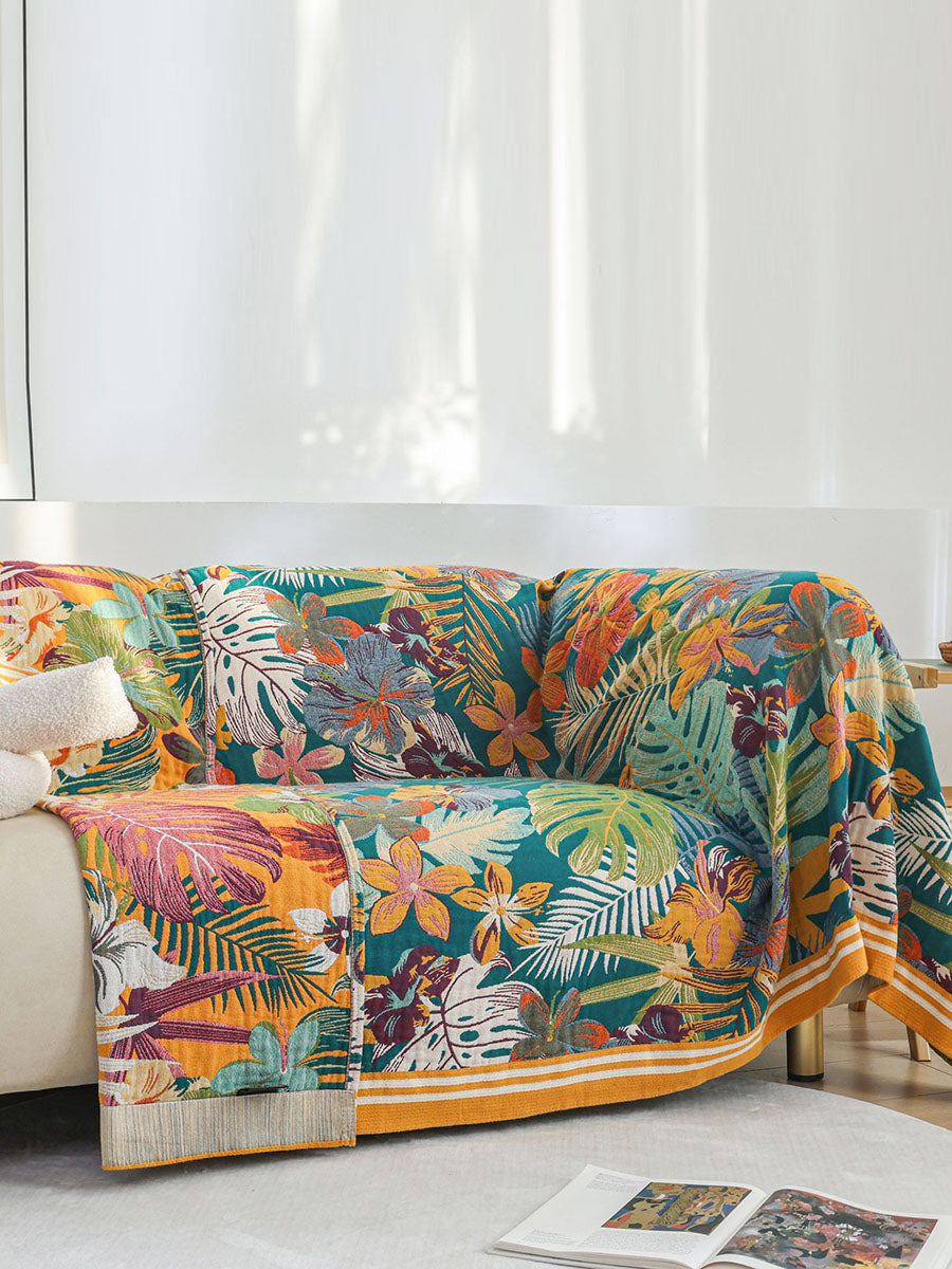 Queen Bedcover Sofa Cotton Blanket