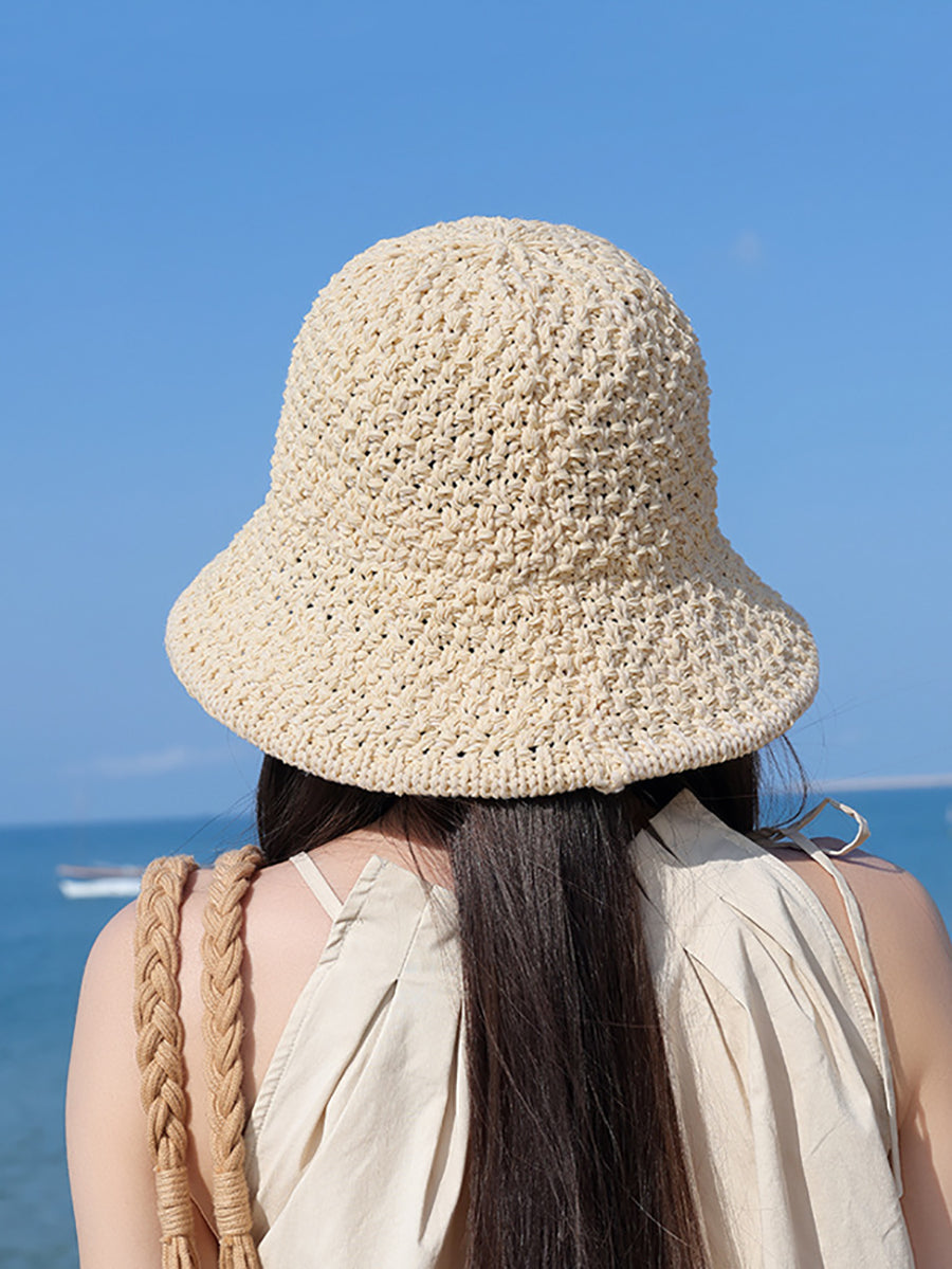 Summer Sunproof Women Casual Weave Hat