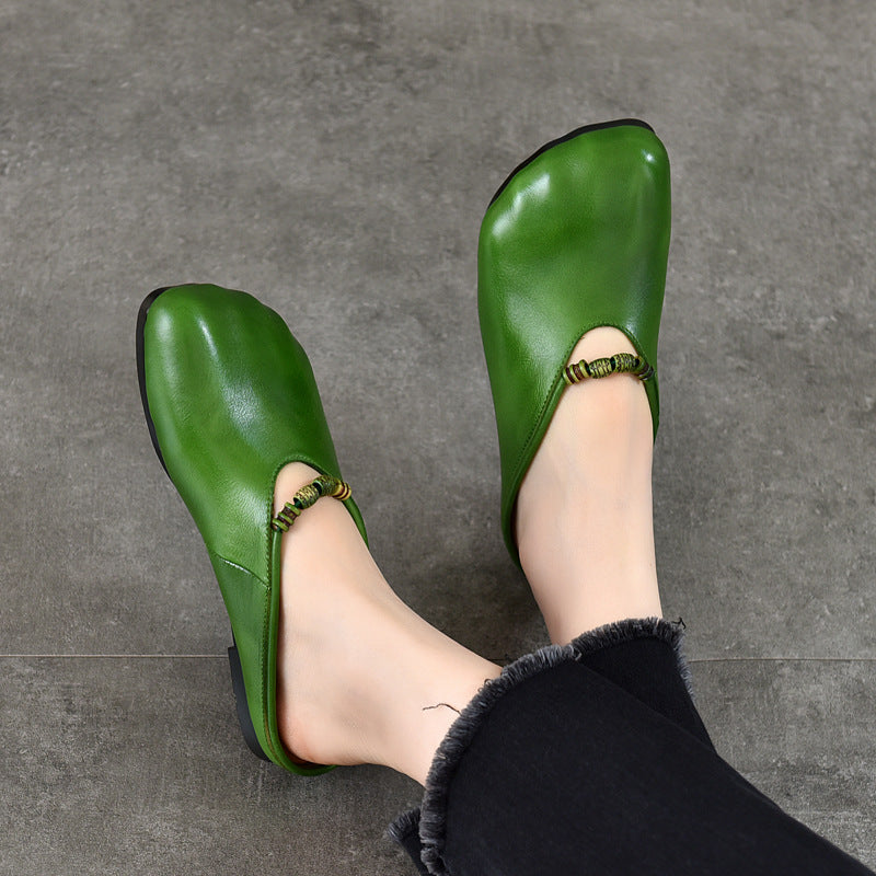 Sandals Soft Vintage Summer Women Leather