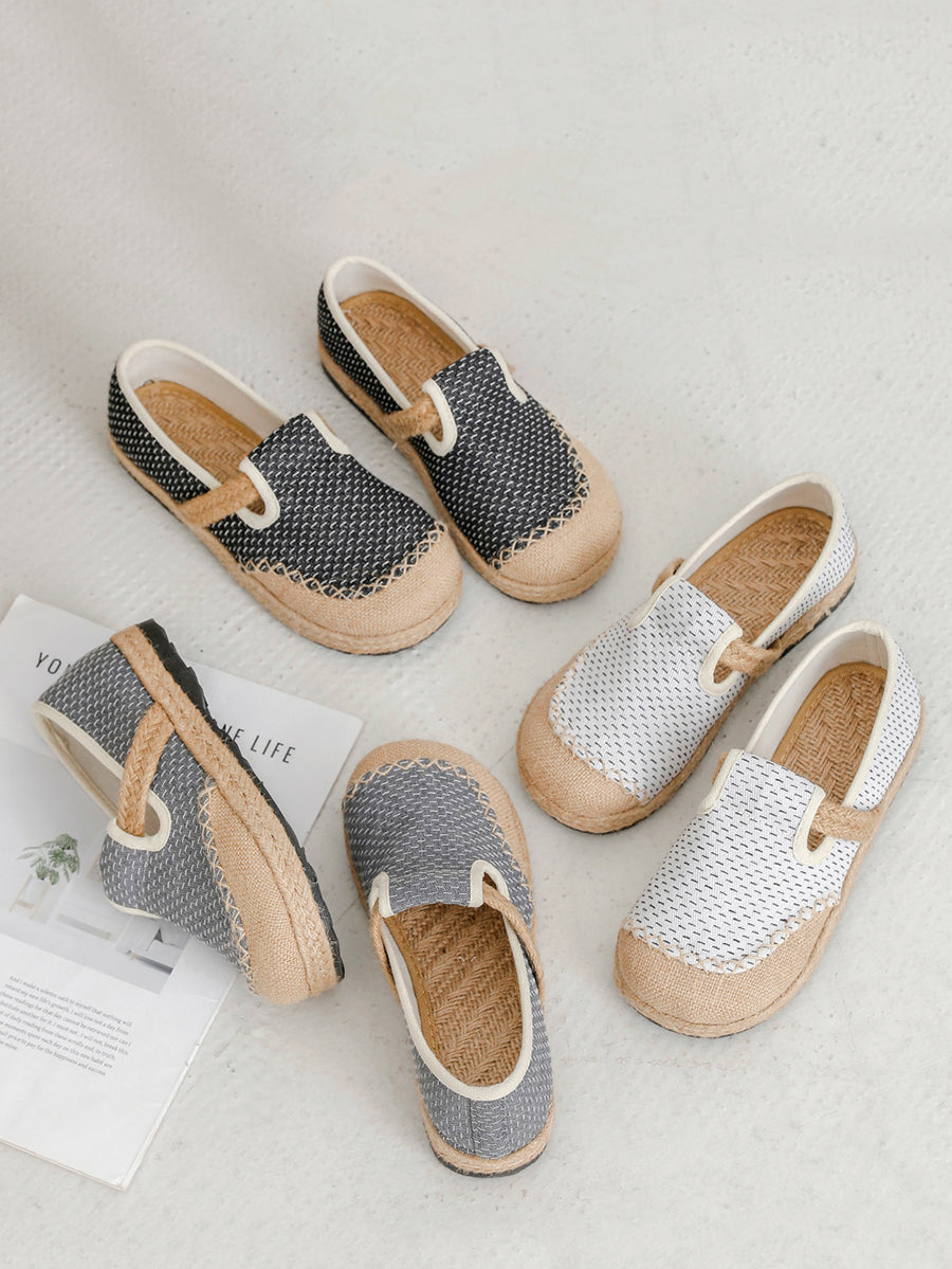 Stitching Shoes Women Summer Canvas Flat