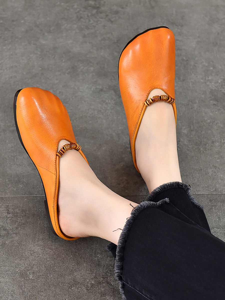 Sandals Soft Vintage Summer Women Leather