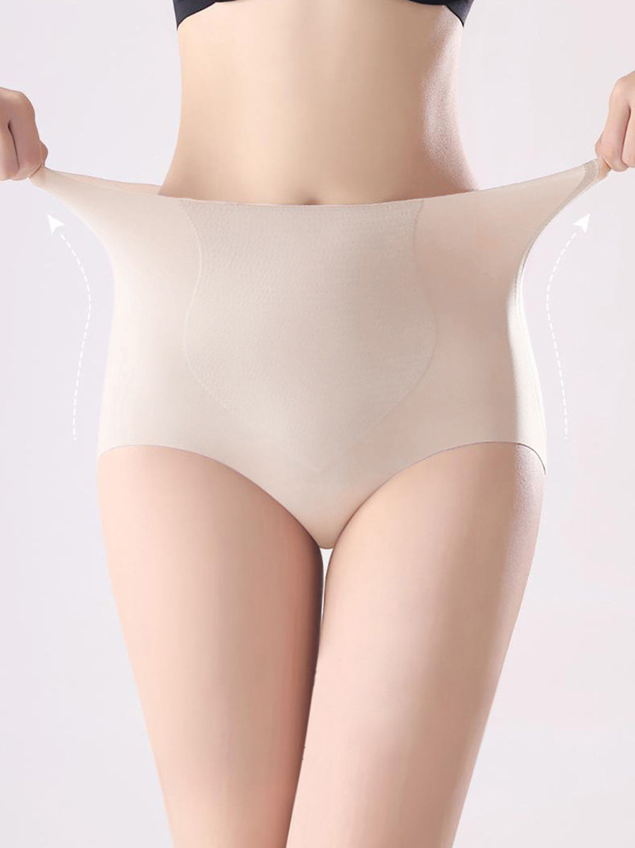 High Waist Pieces Underwear 6 Summer Women Color Pure