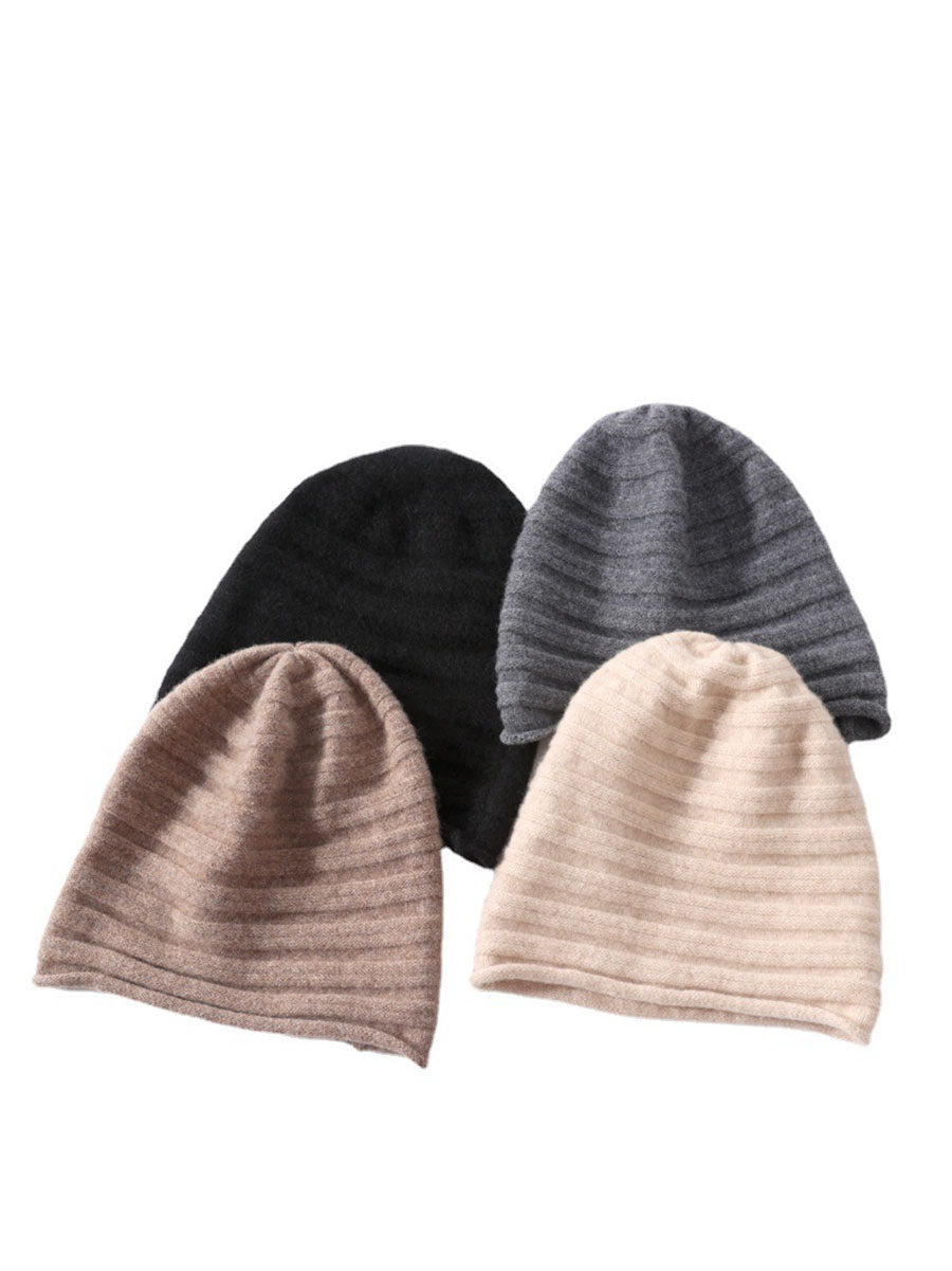 Winter Artsy Soft Warm Cashmere Knit Hat AV1071