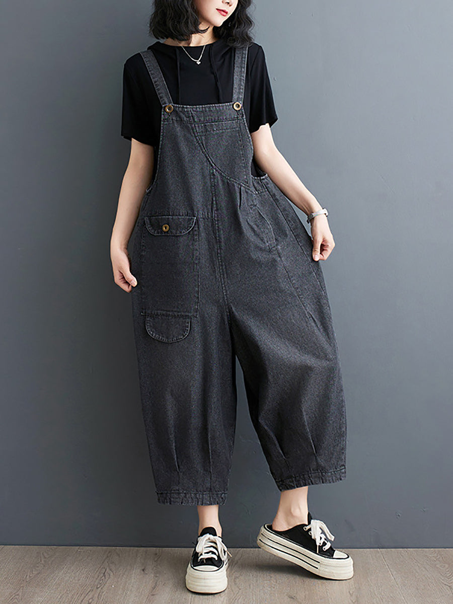 Frauen Sommer Feste Beiläufige Lose Denim Overalls XX1050