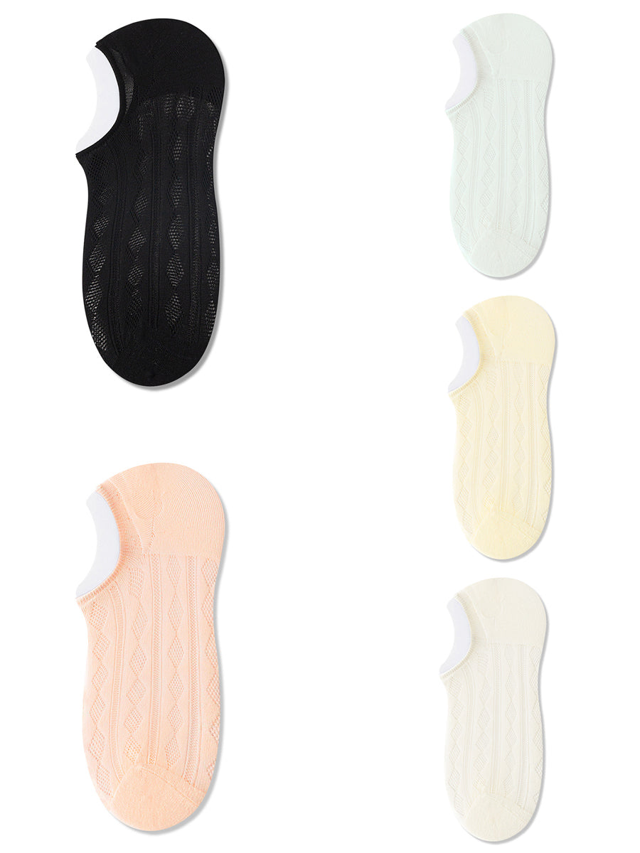 Socks 5 Short Summer Women Thin Pairs