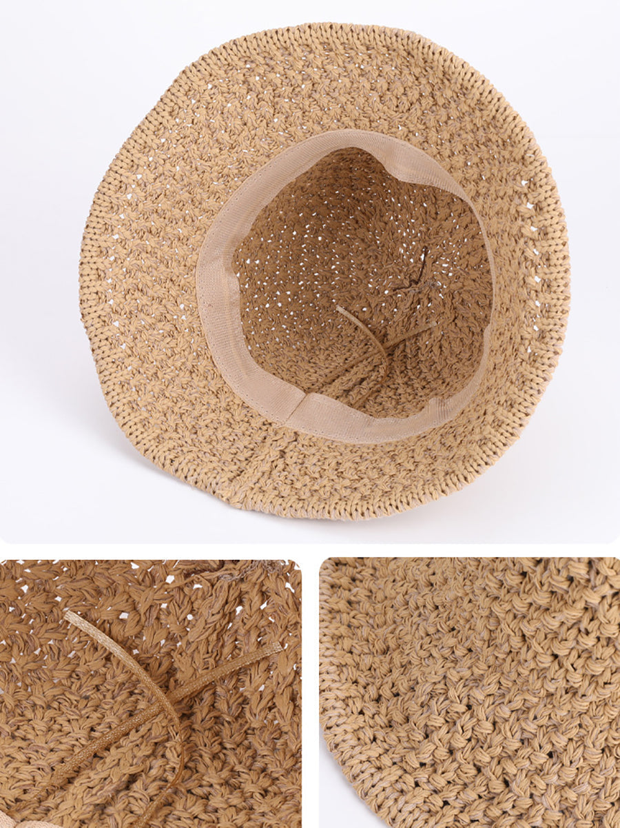 Summer Sunproof Women Casual Weave Hat