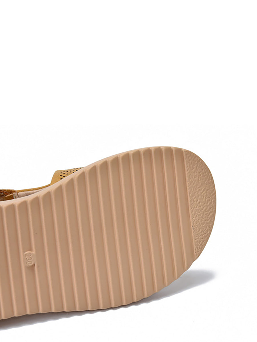 Sandals Platfrom Women Summer Casual Leather