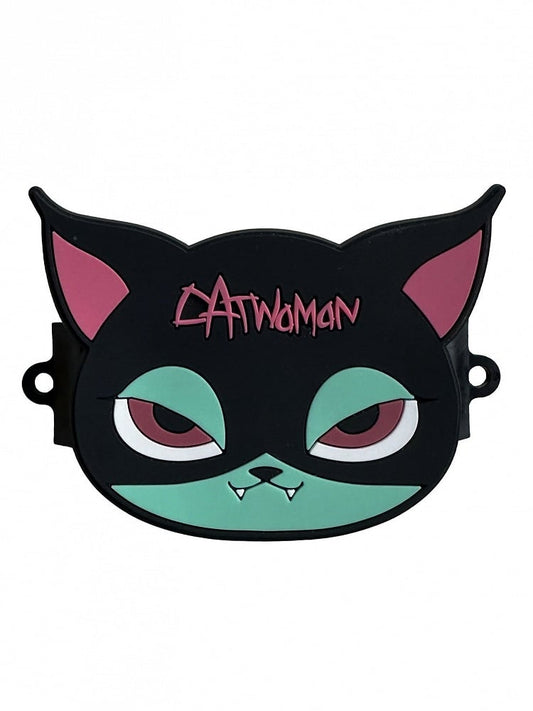 Black Pink Clip Back Gothic Green Phone and Cat Mobile