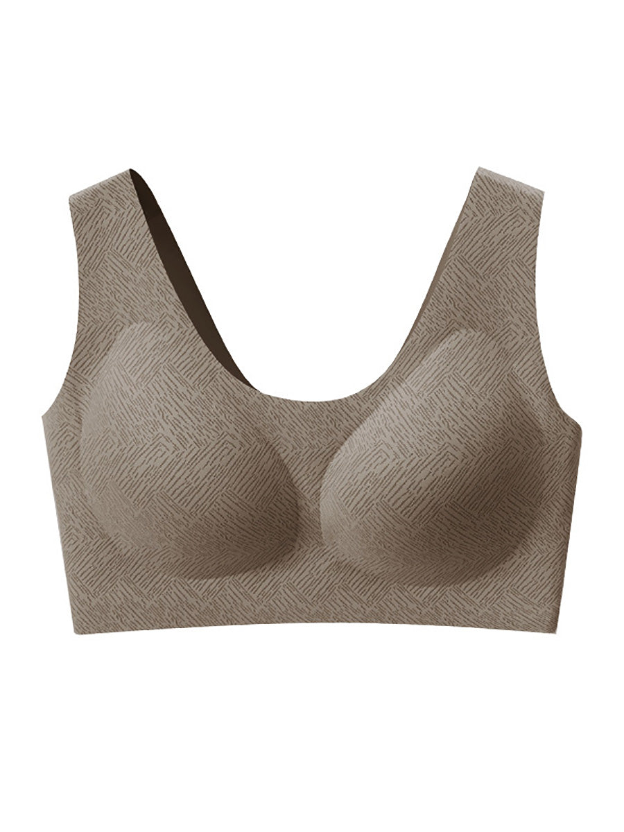 Women Casual Seamless Strapless Fixed Cup Bra AX1081