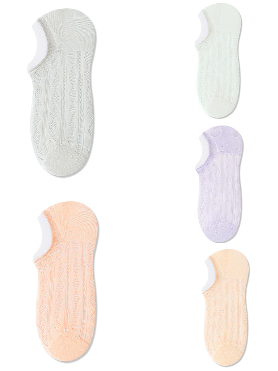 Socks 5 Short Summer Women Thin Pairs