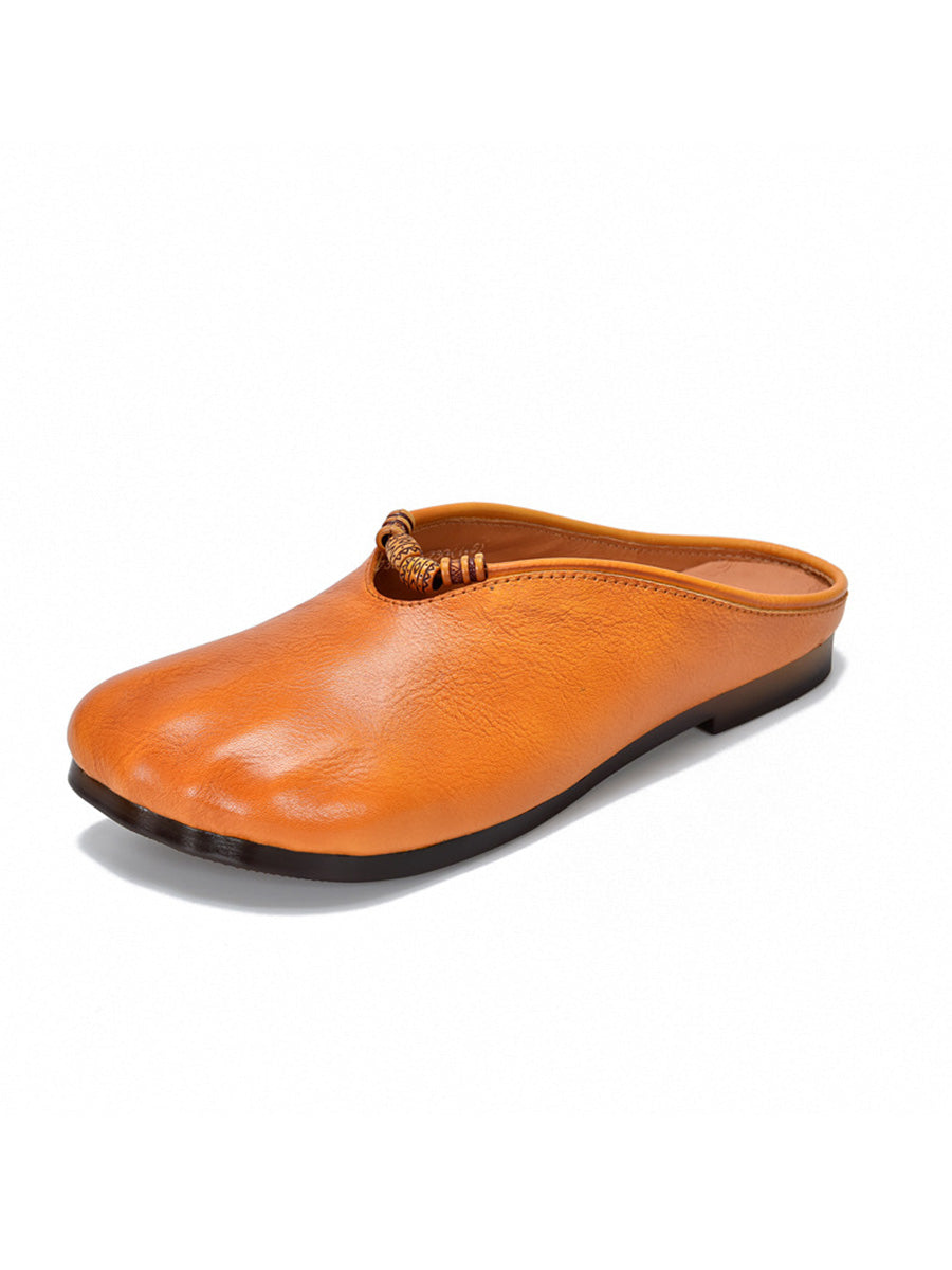 Sandals Soft Vintage Summer Women Leather