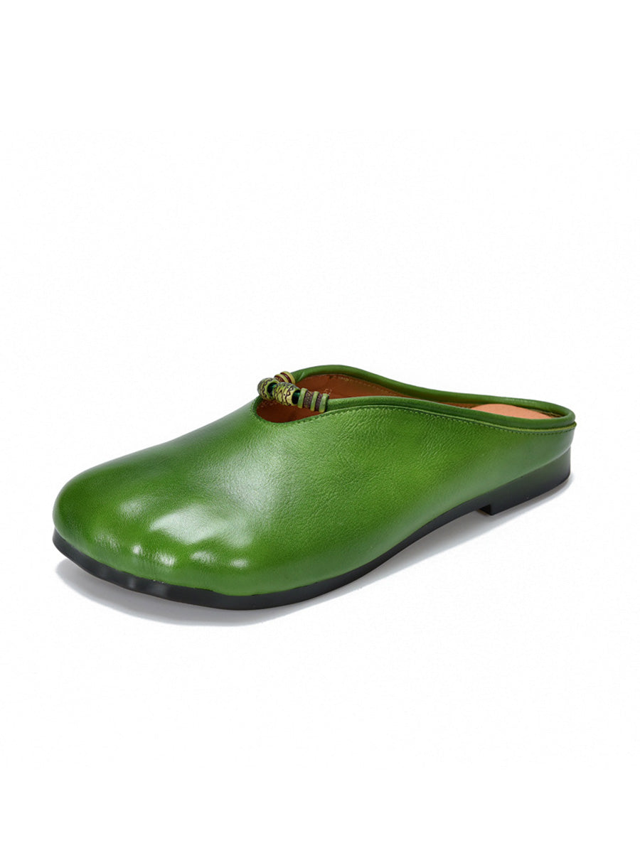 Sandals Soft Vintage Summer Women Leather