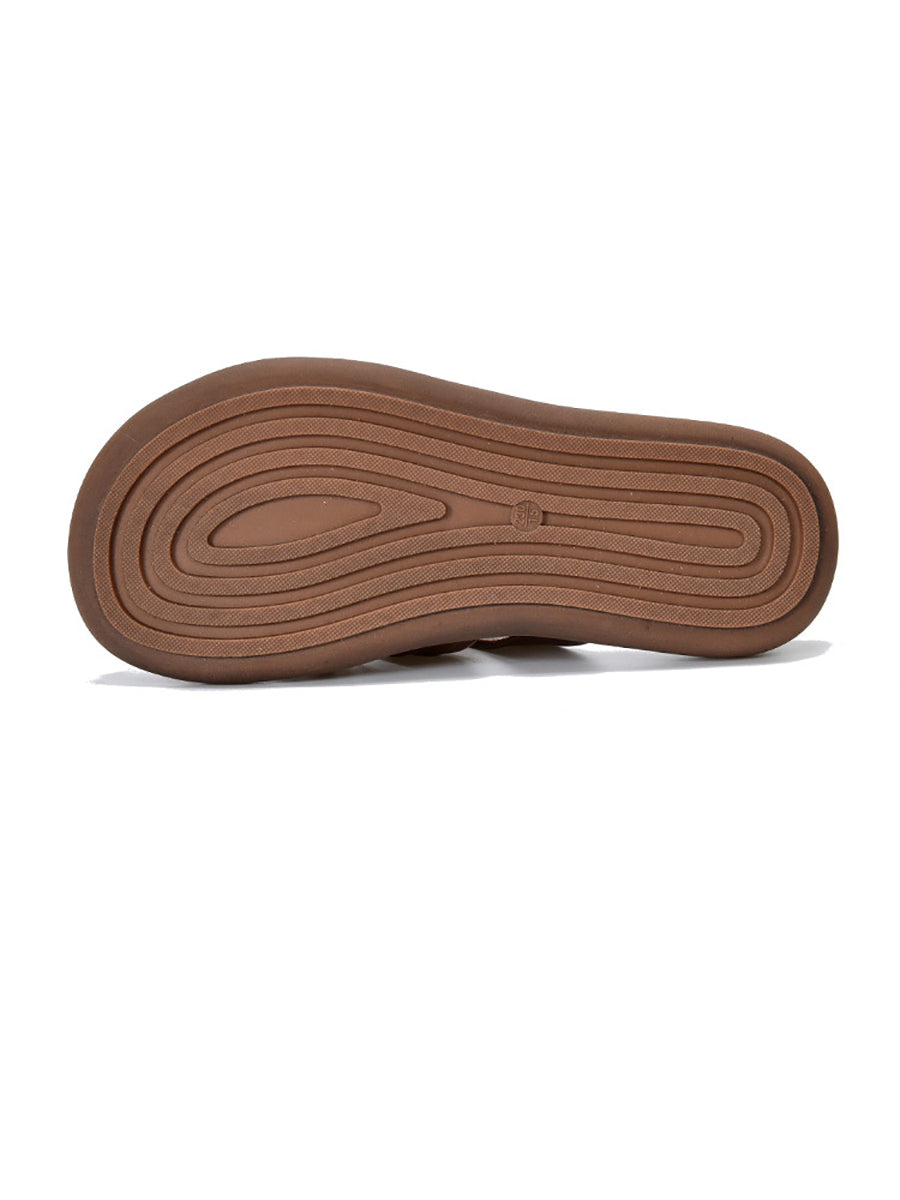 Women Summer Casual Leather Genuine Sandals