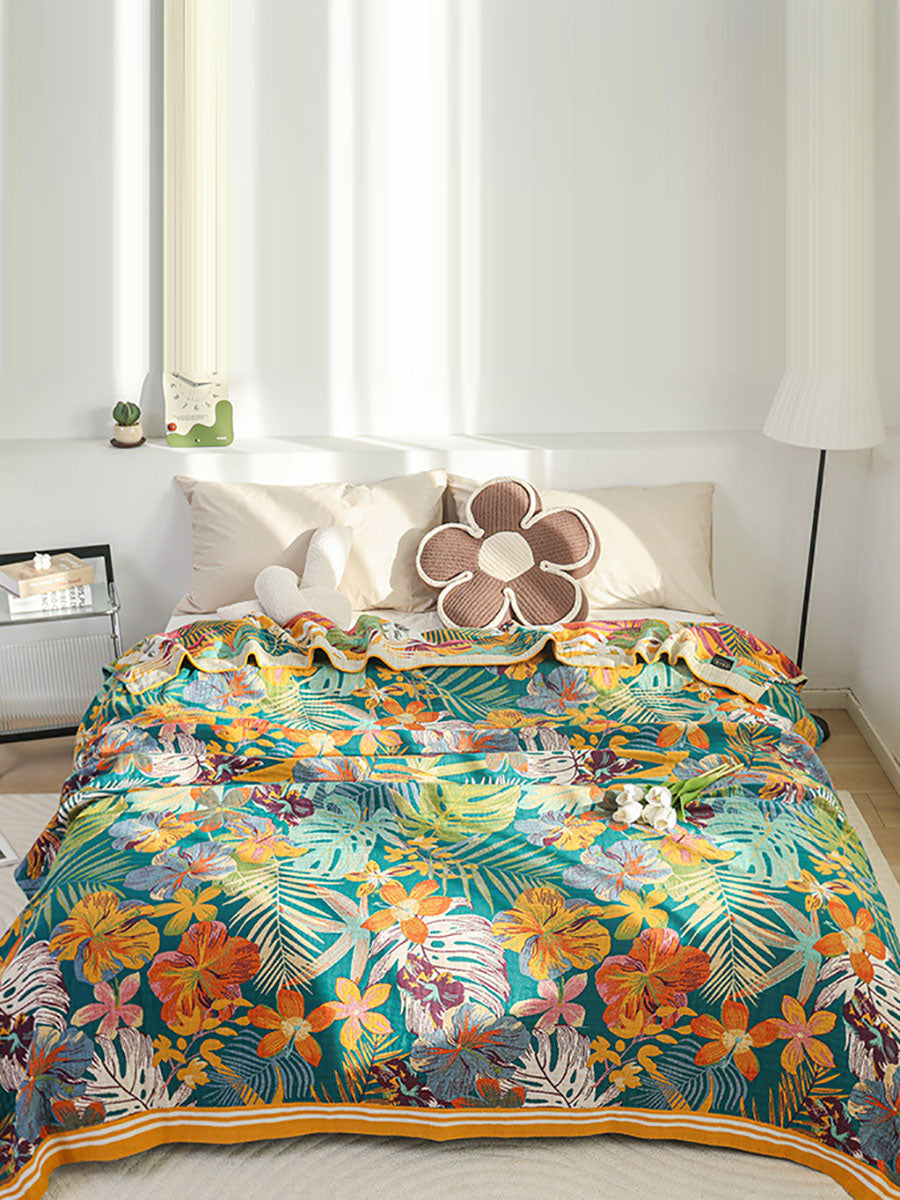 Queen Bedcover Sofa Cotton Blanket