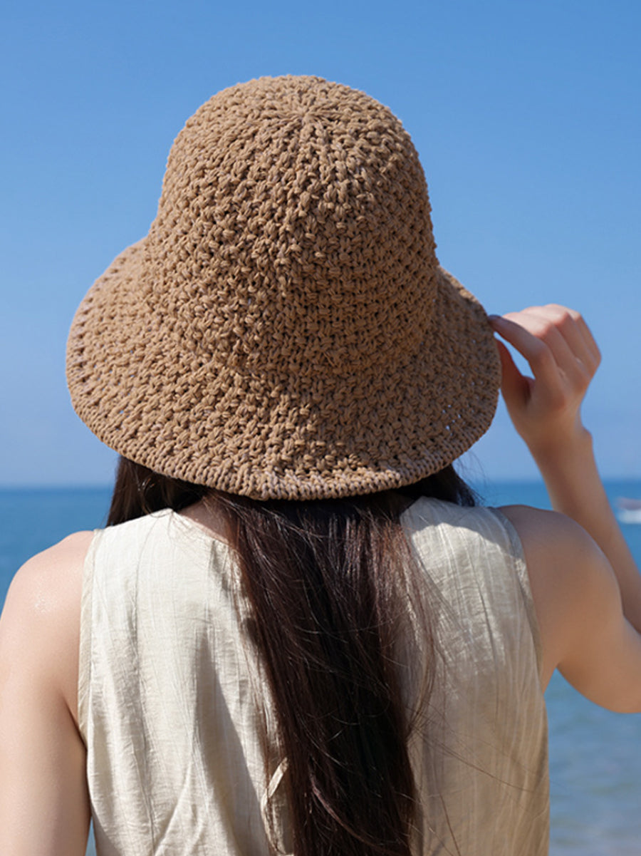 Summer Sunproof Women Casual Weave Hat