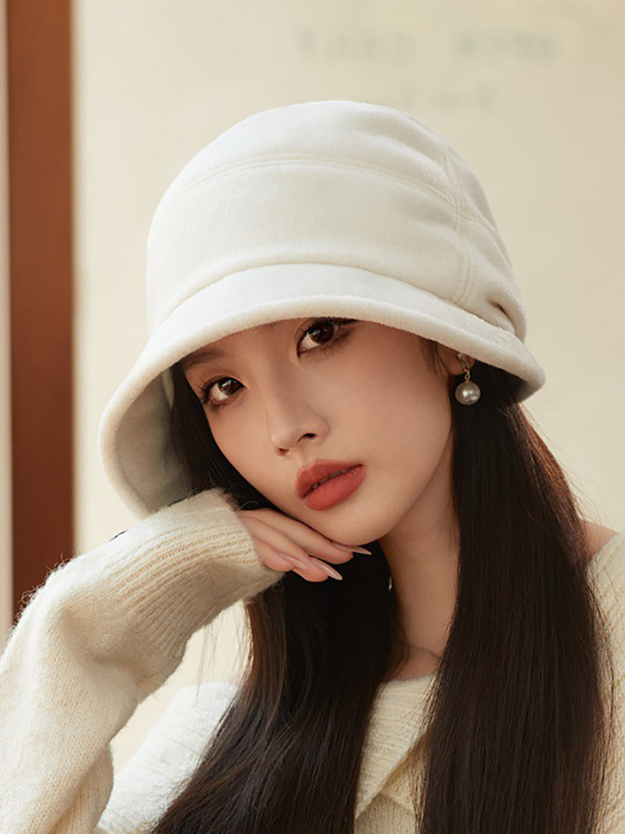 Women Winter Casual Solid Warm Hat WU005