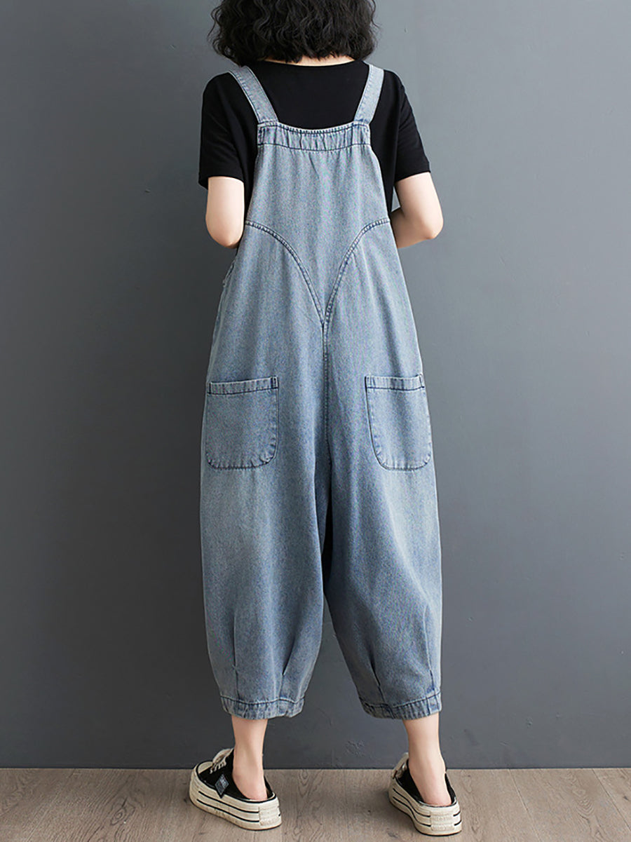 Frauen Sommer Feste Beiläufige Lose Denim Overalls XX1050