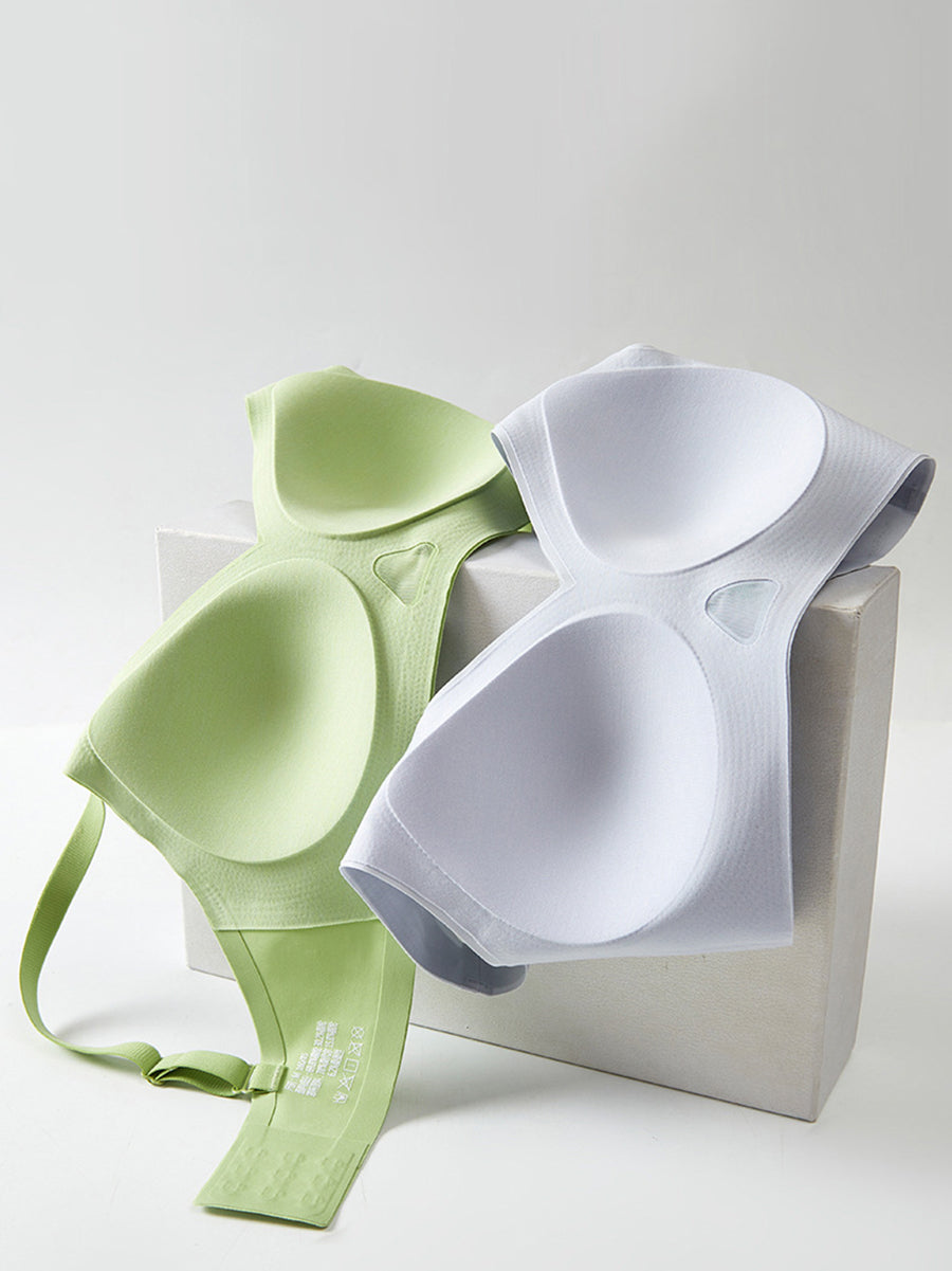 Artsy Bra Satin Pure Fixed Women Color Cup