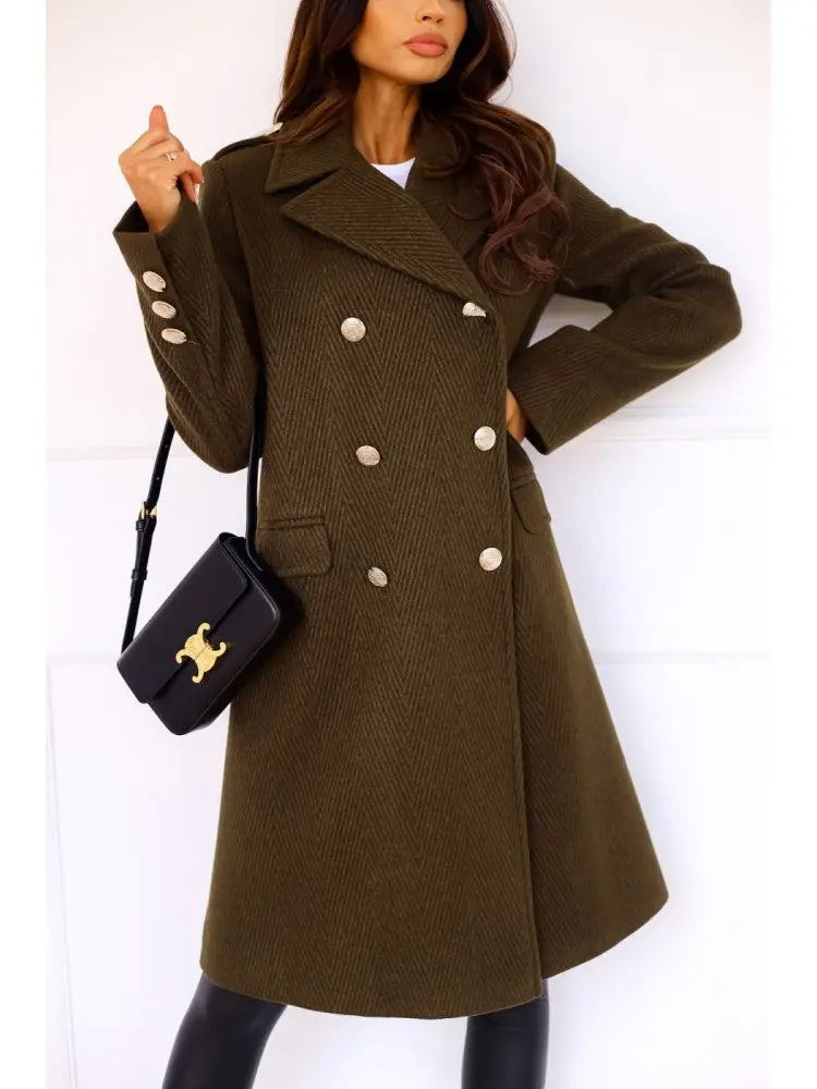 2022 New Fashion Mid-Length Women's Coats AD150