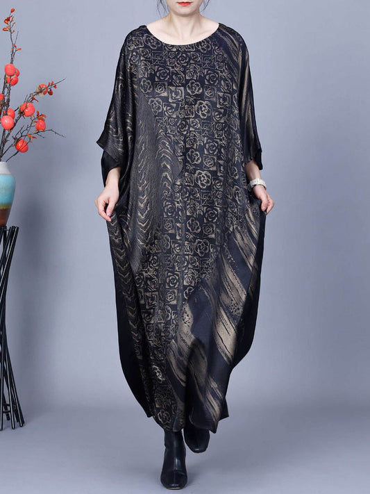 Women Summer Vintage Flower Spliced Maxi Dress AA1038