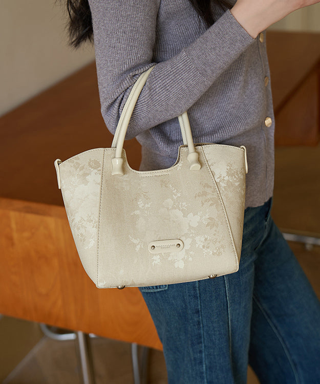 Apricot 2025 Bag Print Tote Fashion Large Capacity New