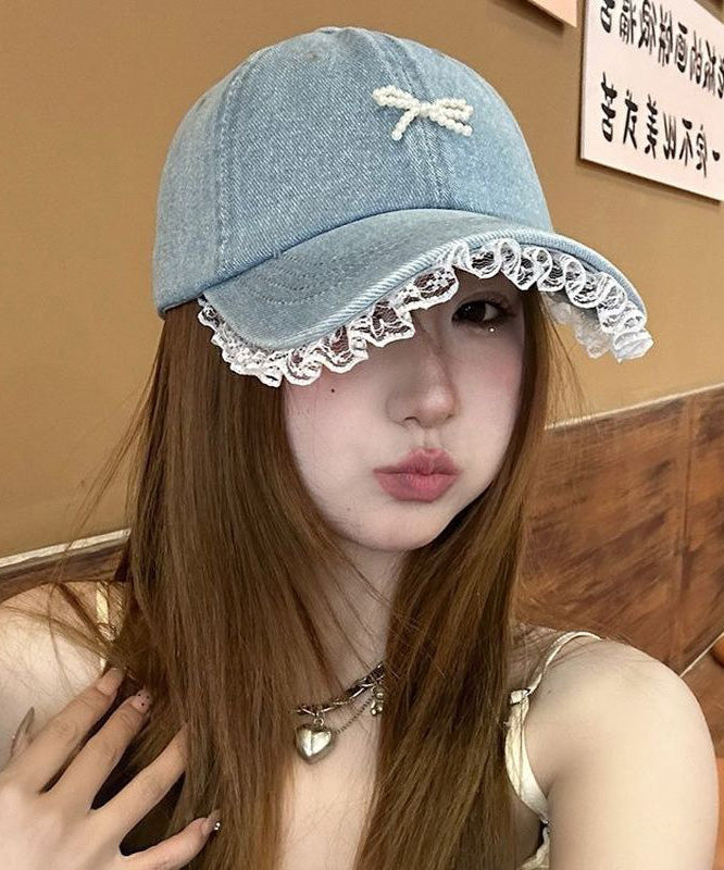 Lace Edged Hat Baseball New Cap Denim 2025