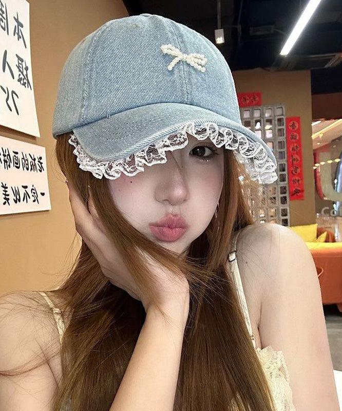 Lace Edged Hat Baseball New Cap Denim 2025