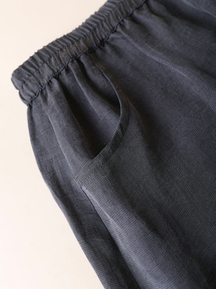 Women Pure Skirt Linen Summer Color Straight