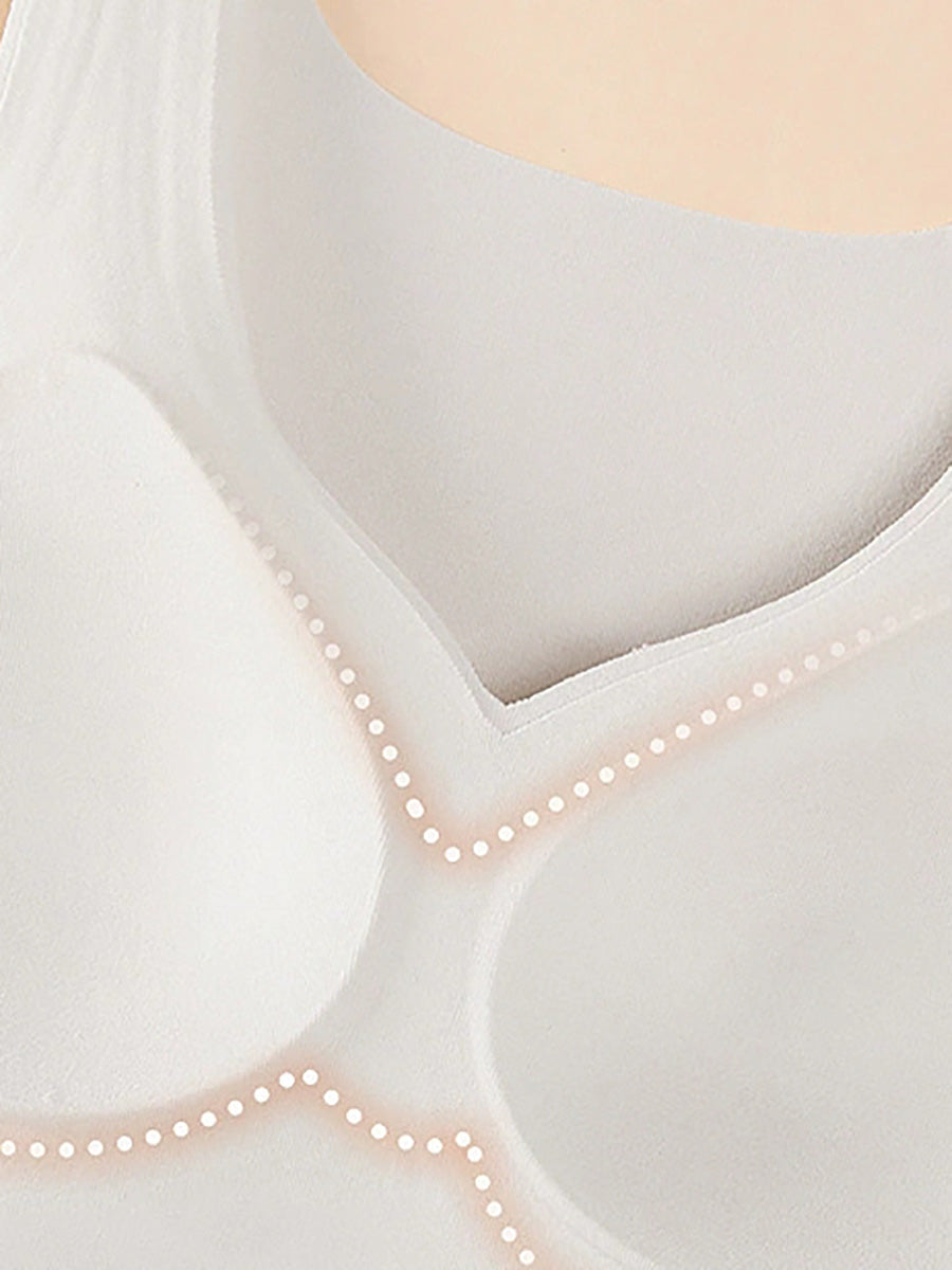 Casual Color Base Vest Pure Autumn Women V-Neck