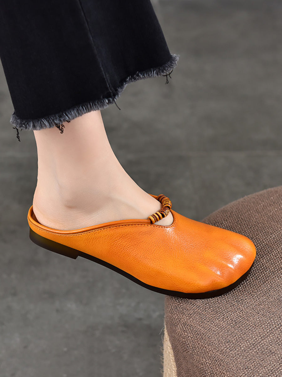 Sandals Soft Vintage Summer Women Leather