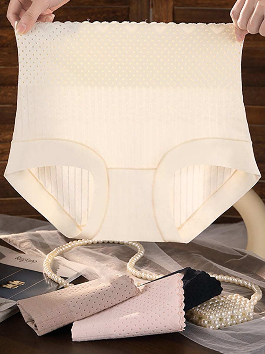 4 High Women Pieces Underwear Waist Summer Color Pure