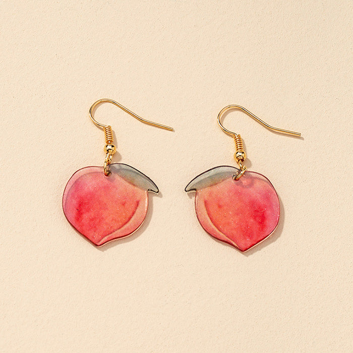 Cute Peach Earrings