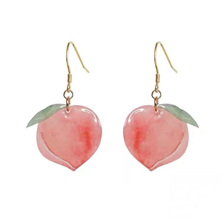 Cute Peach Earrings