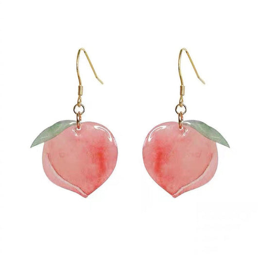 Cute Peach Earrings