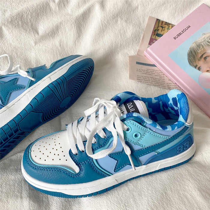 Blaue Shooting Star Sneakers