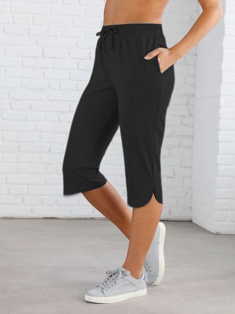 Loose Drawstring  Casual Pants cc28