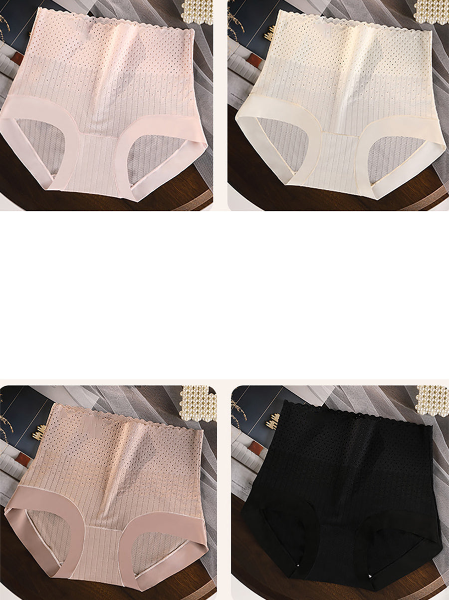 4 High Women Pieces Underwear Waist Summer Color Pure