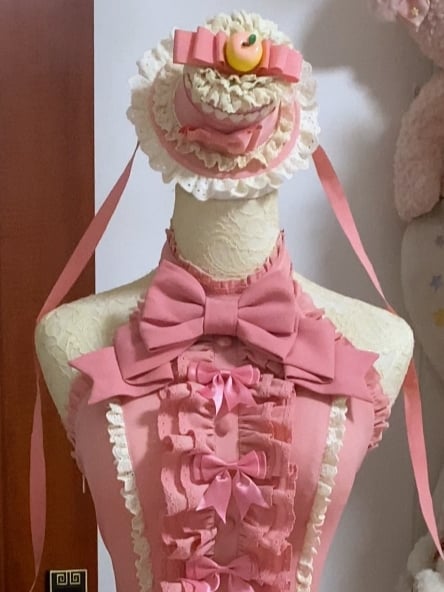 Hat / Pink Mini Wrist Cuffs