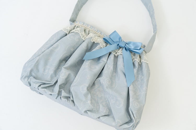 Bag Gray Pink / Hand Blue